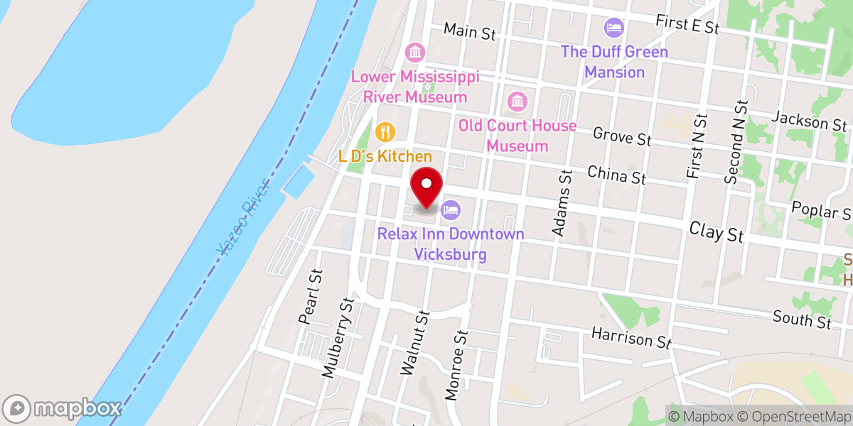 Map showing location of Saint Paul Catholic Church