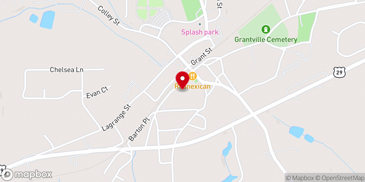 Map showing location of Change Church