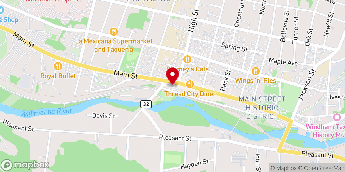 Map showing location of Abundant Life Community Church
