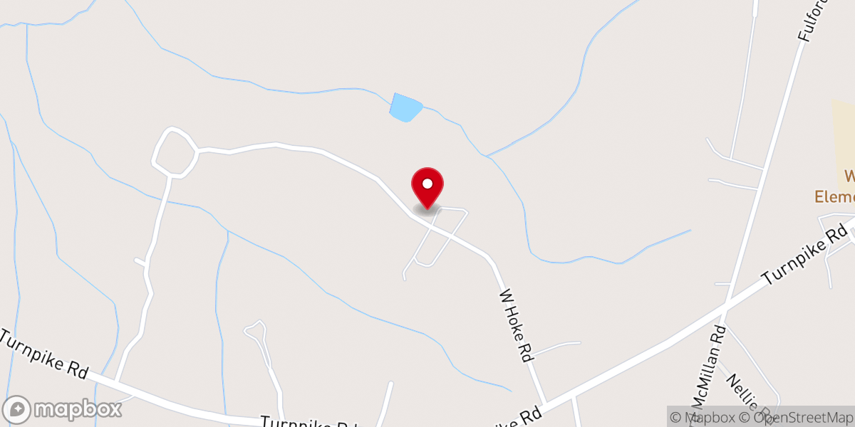 Map showing location of Prayer Deliverance Center