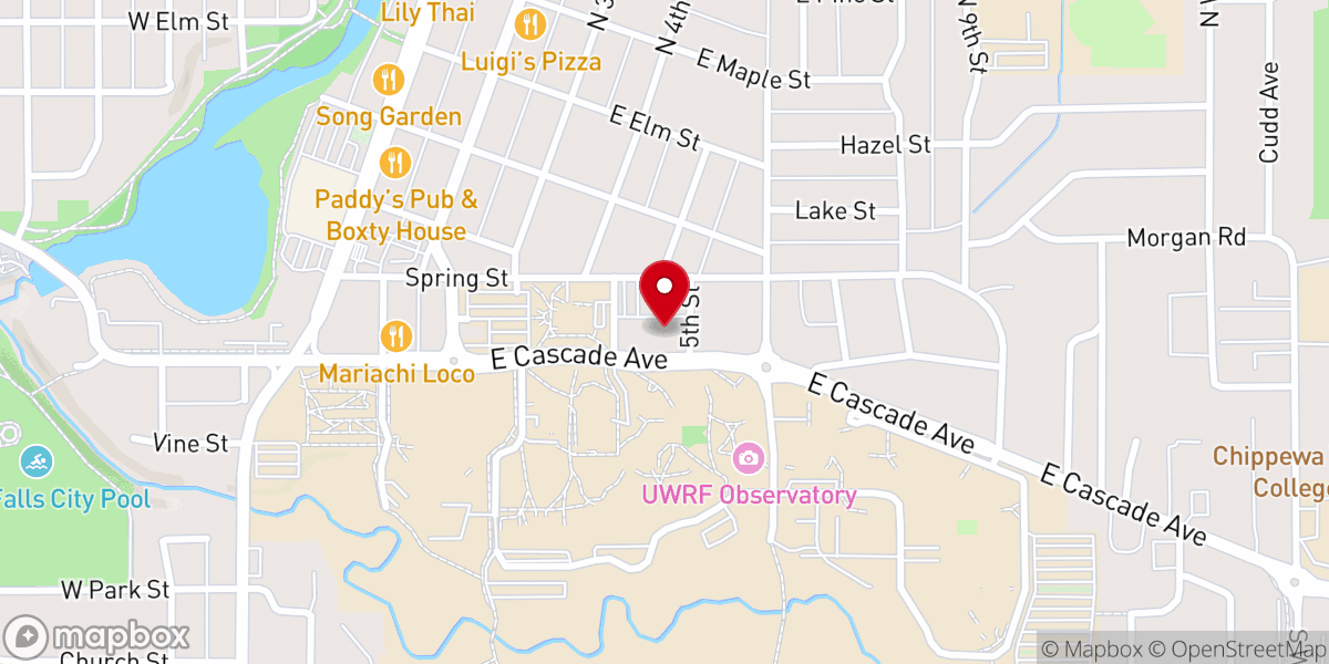 Map showing location of St. Thomas More Newman Center