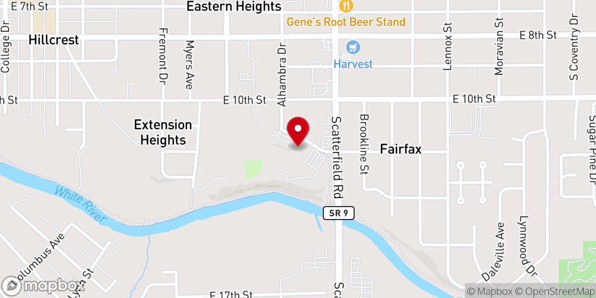 Map showing location of The Kingdom Church