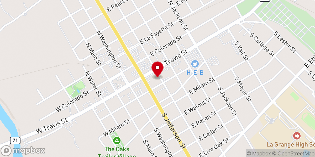 Map showing location of Iglesia Vida Abundante