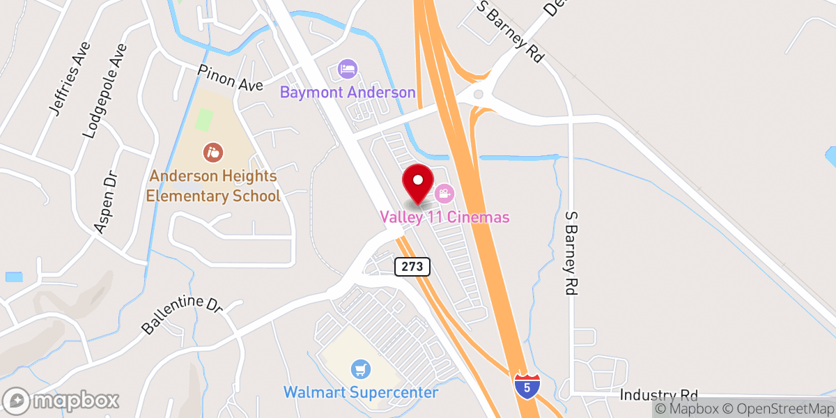 Map showing location of Charlew's Tap House
