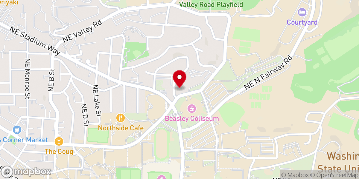 Map showing location of Concordia Lutheran Church and Preschool