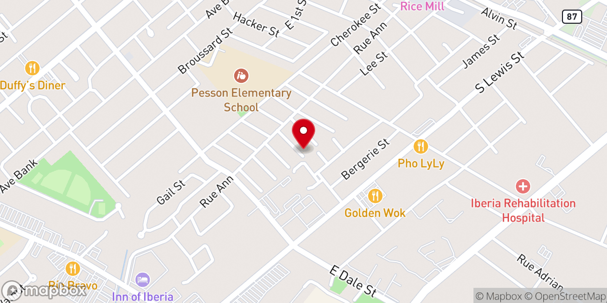 Map showing location of Good Samaritan Cogic