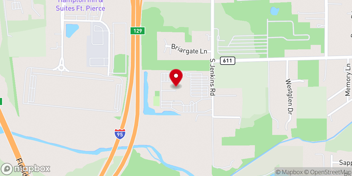 Map showing location of Westside Church - Fort Pierce Campus