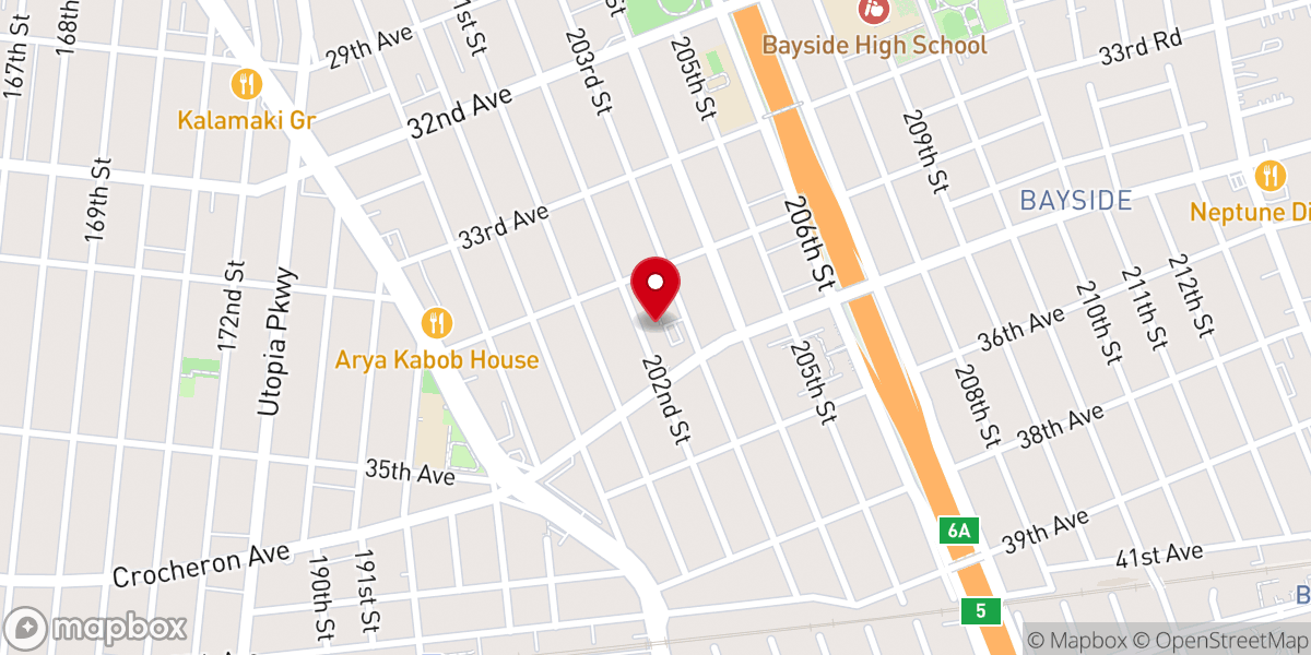 Map showing location of Our Lady of the Blessed Sacrament Catholic Academy