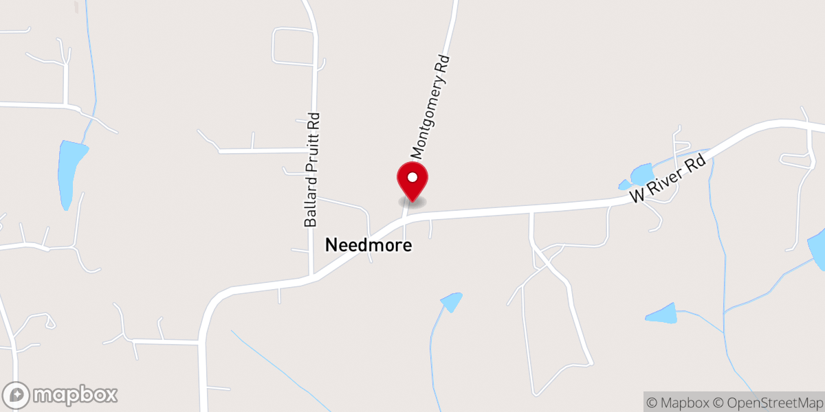 Map showing location of Pocomoke Cowboy Church