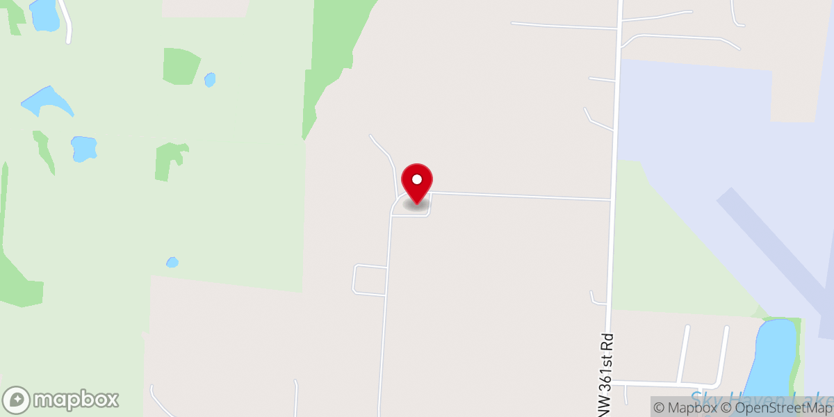 Map showing location of Johnson County Fair Association