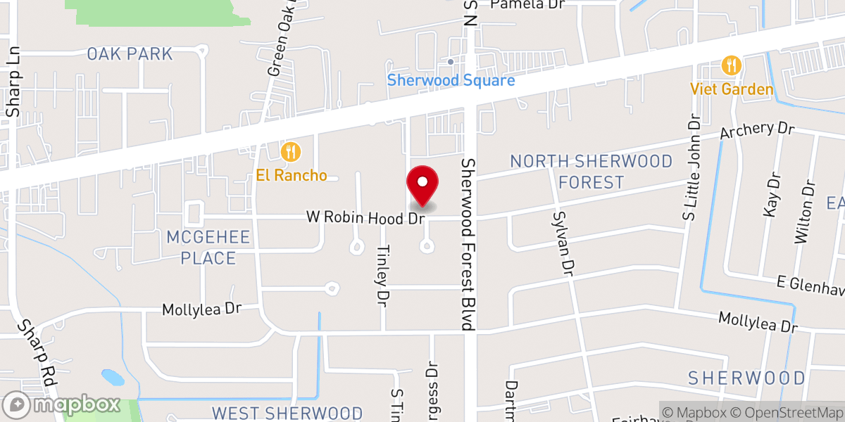Map showing location of Fire House Ministries