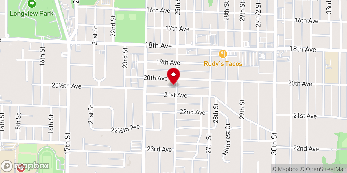 Map showing location of Trinity Church Rock Island