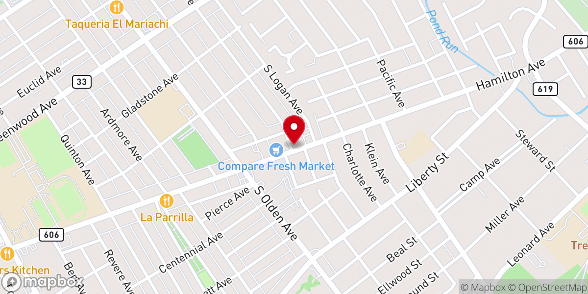 Map showing location of Chapel of the Lord