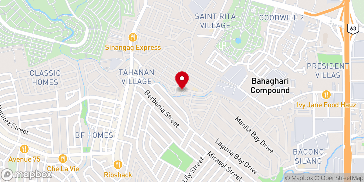 Map showing location of Our Lady of Grace Parish Church - Ireneville I Subdivision, BF Homes, Parañaque City (Diocese of Parañaque)