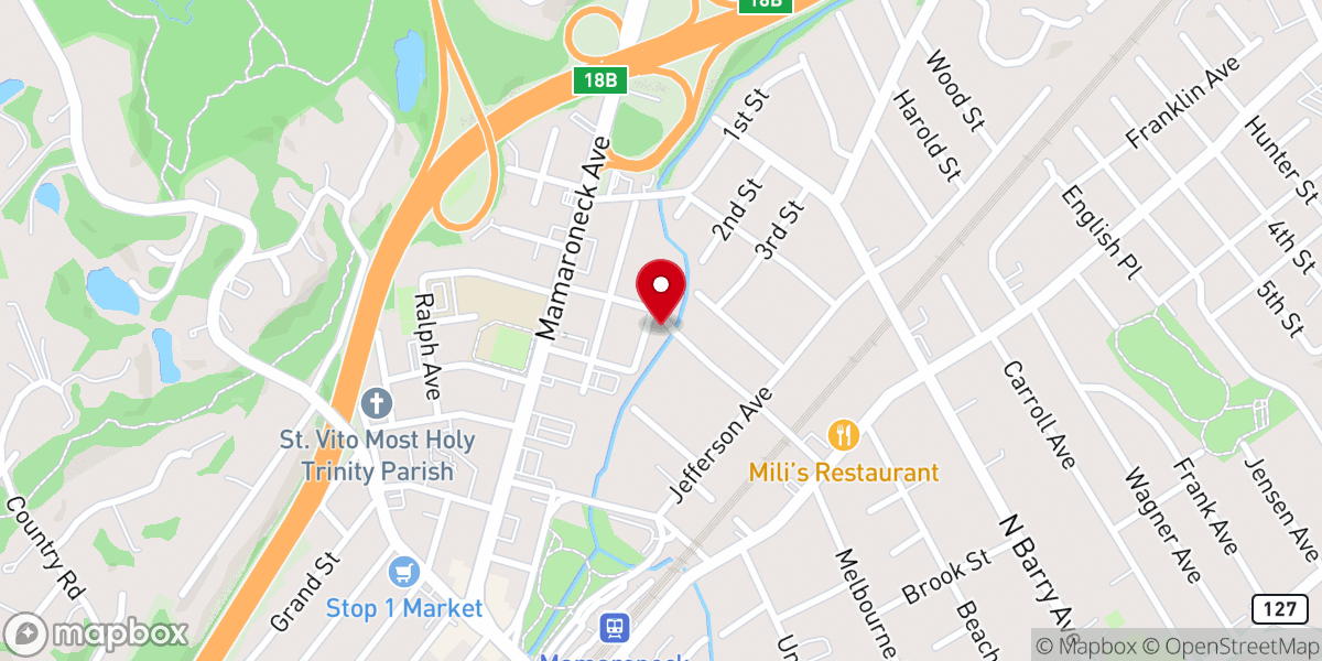 Map showing location of First Baptist Church