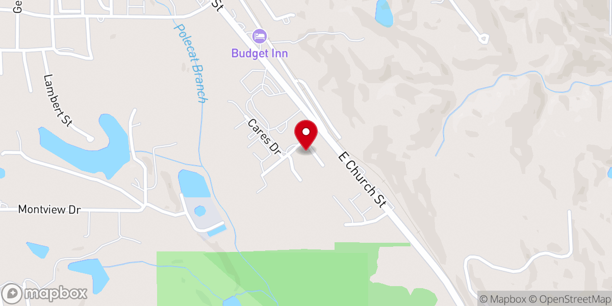 Map showing location of Chapel Church