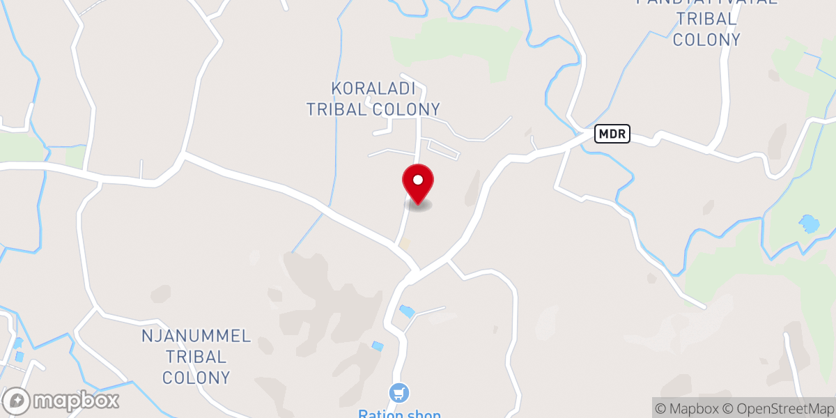 Map showing location of St. George Church