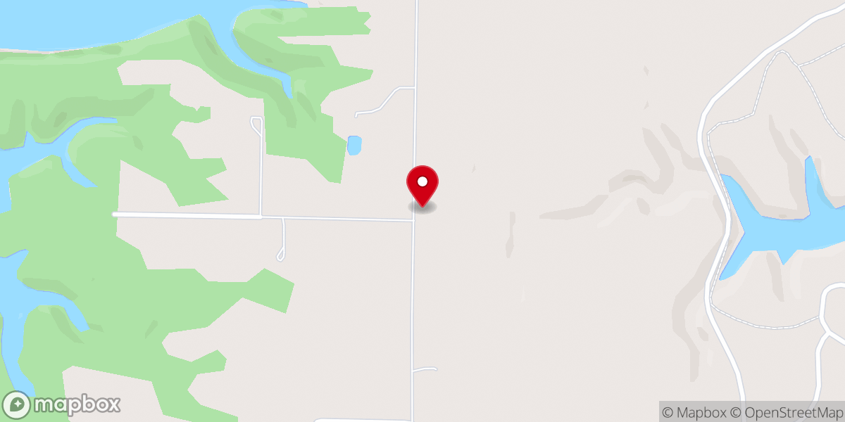 Map showing location of Mount Hope Church