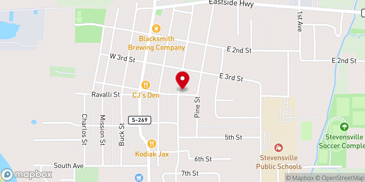 Map showing location of Jesus Community Church
