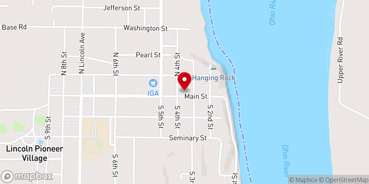 Map showing location of The Way of Rockport Indiana