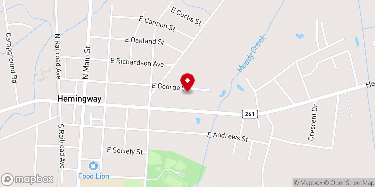 Map showing location of Hemingway Circuit United