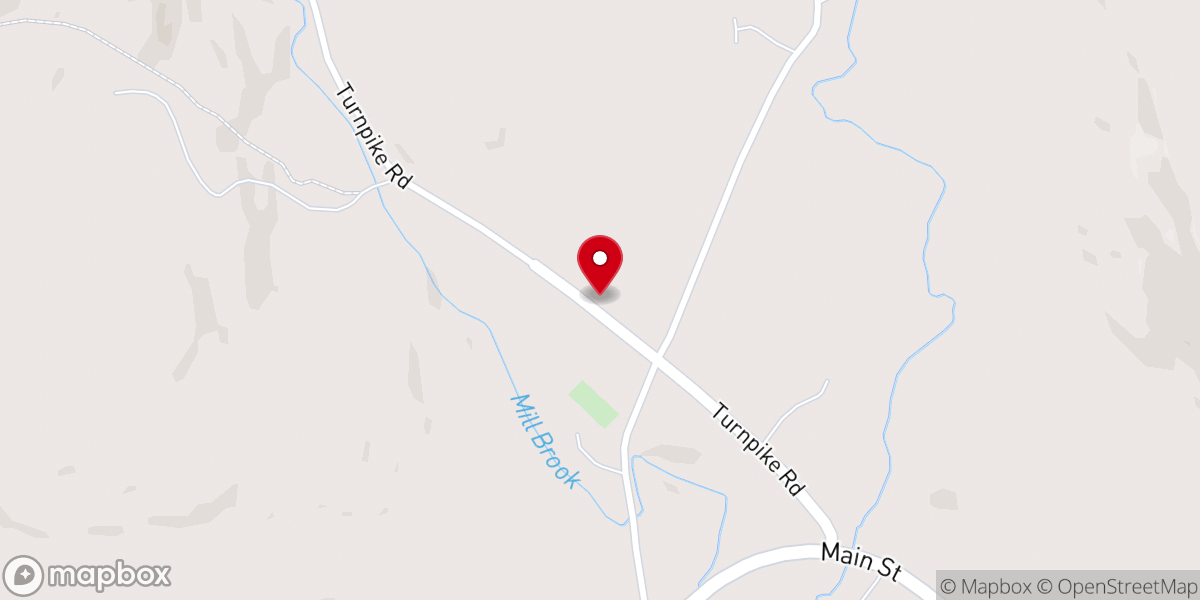 Map showing location of East Grafton Union Church
