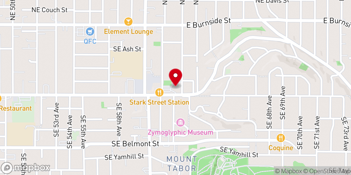 Map showing location of United Methodist Church of Tabor Heights