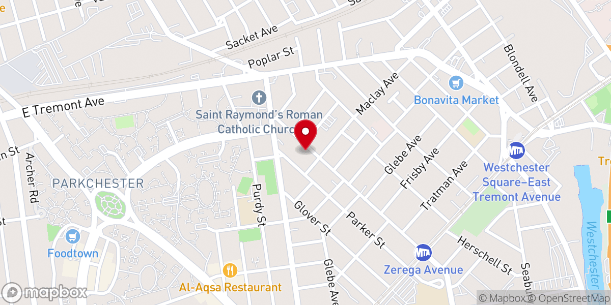 Map showing location of New Genesis Christian Fellowship
