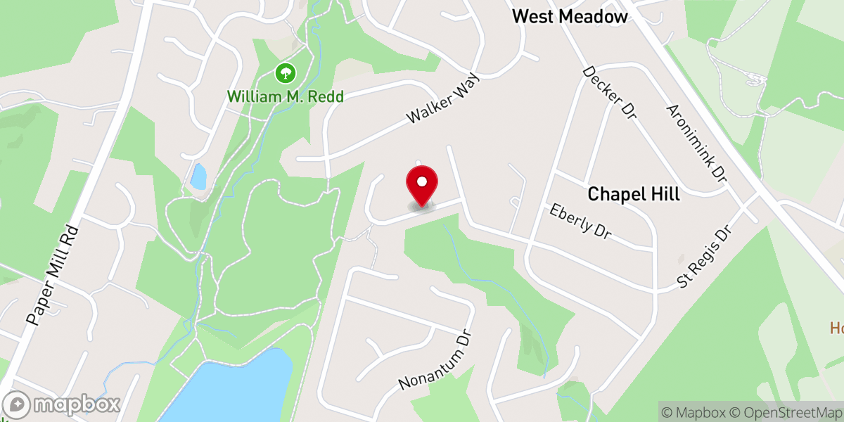 Map showing location of Pike Creek Bible Church