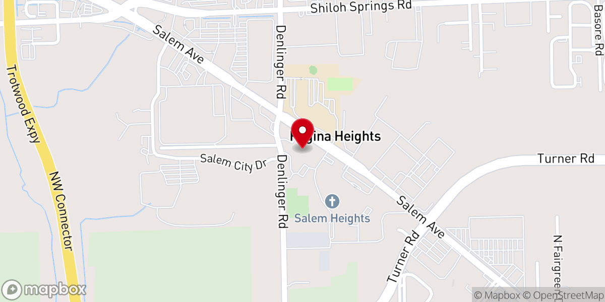 Map showing location of Sisters of the Precious Blood