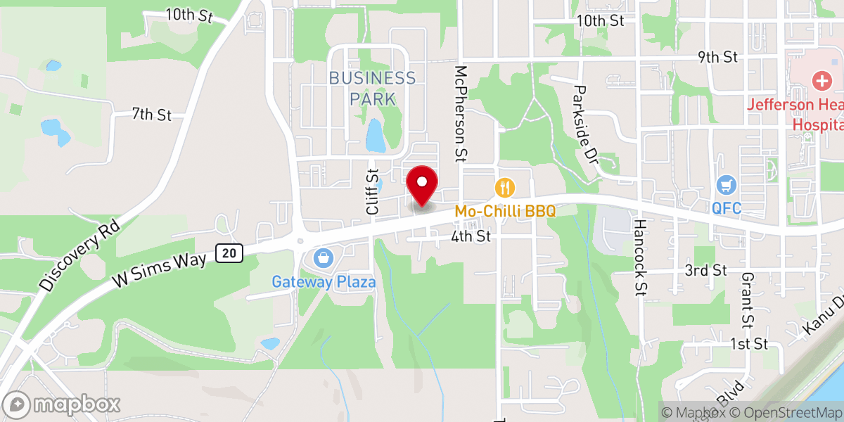 Map showing location of Highway Twenty Roadhouse
