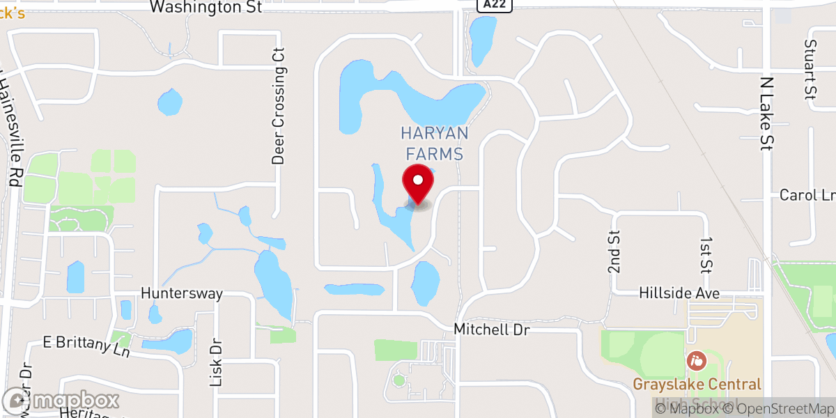 Map showing location of Irish Bible Institute U S A