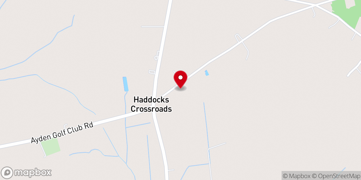 Map showing location of Haddocks Chapel Church