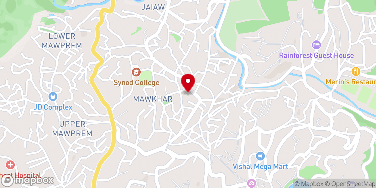 Map showing location of Church of God Ecclesia