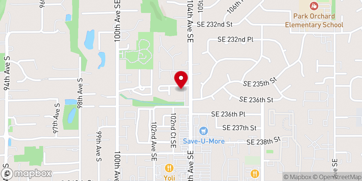 Map showing location of Bread of Life Church