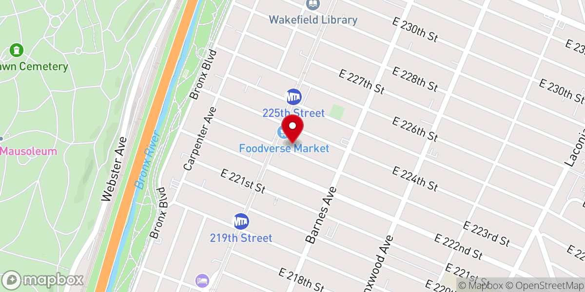 Map showing location of Shiloh Temple Pentecostal Church