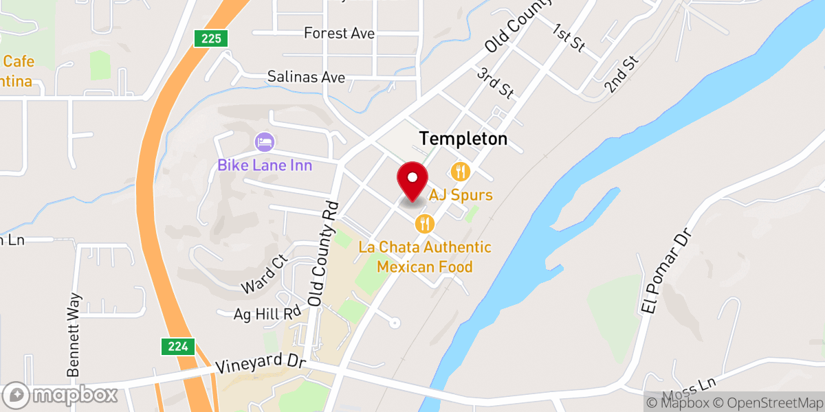 Map showing location of Victory Chapel