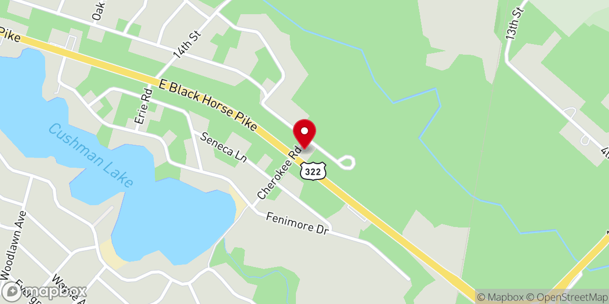 Map showing location of Intercersores de Cristo A-D