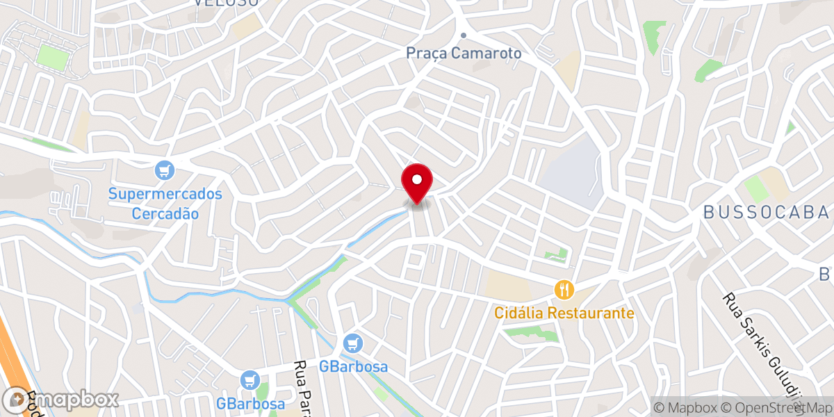 Map showing location of Igreja Pentecostal Da Trindade