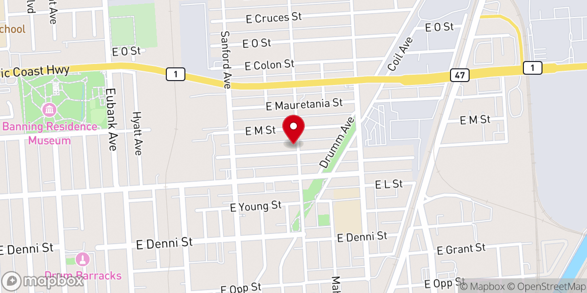 Map showing location of Reformed Church Wilmington