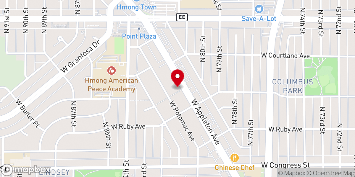 Map showing location of Ark of the New Covenant Church