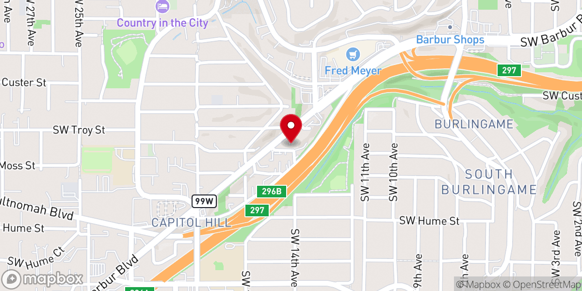 Map showing location of Arise Baptist Church