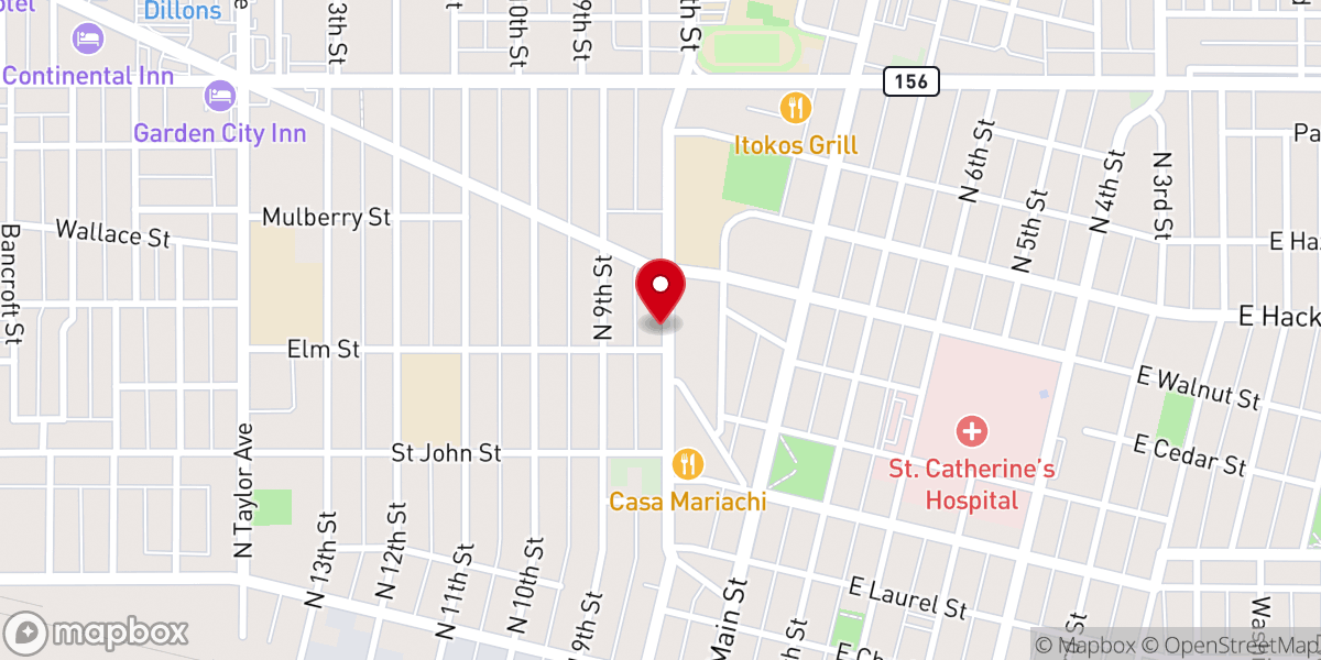 Map showing location of Seeds of Hope Jail Ministry