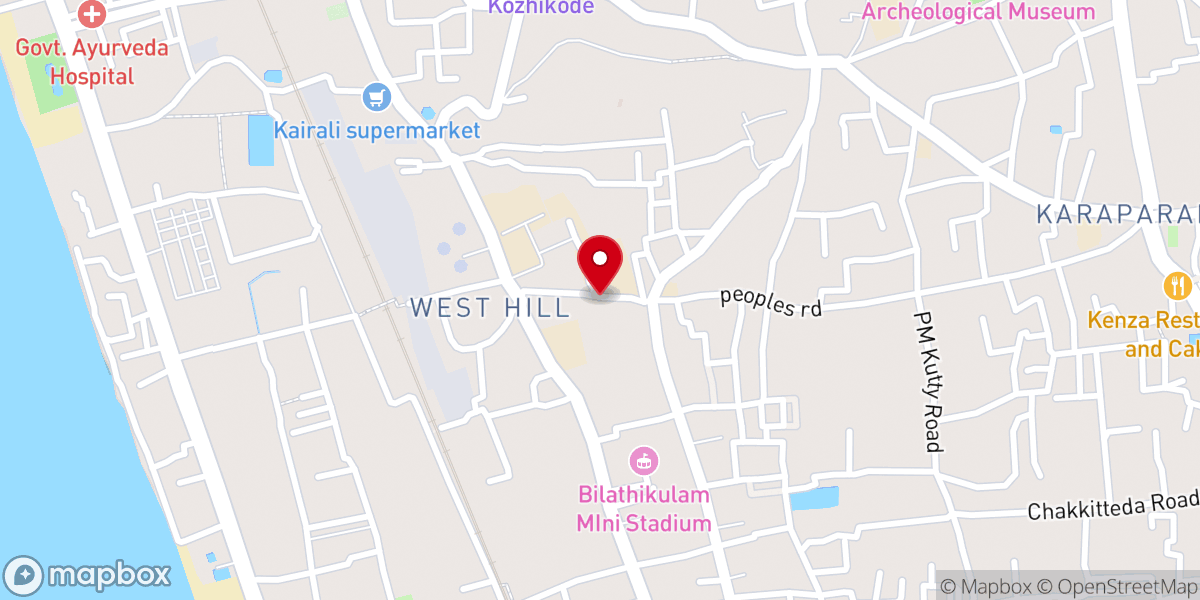 Map showing location of Bersheba Worship Centre (Pentecostal Church)