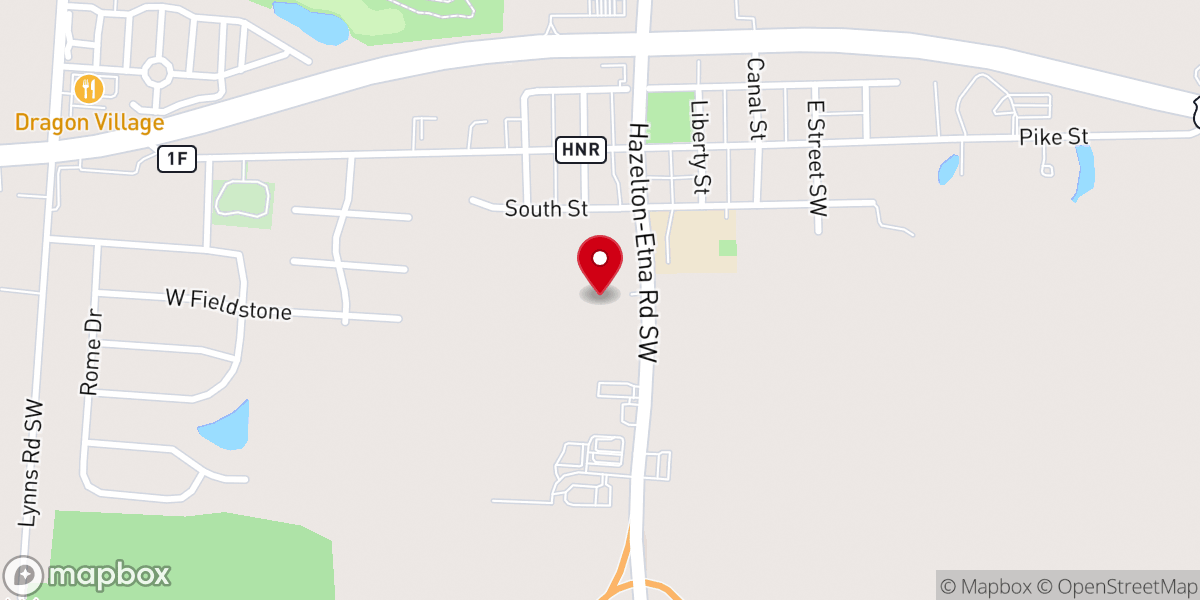 Map showing location of Etna Community Church