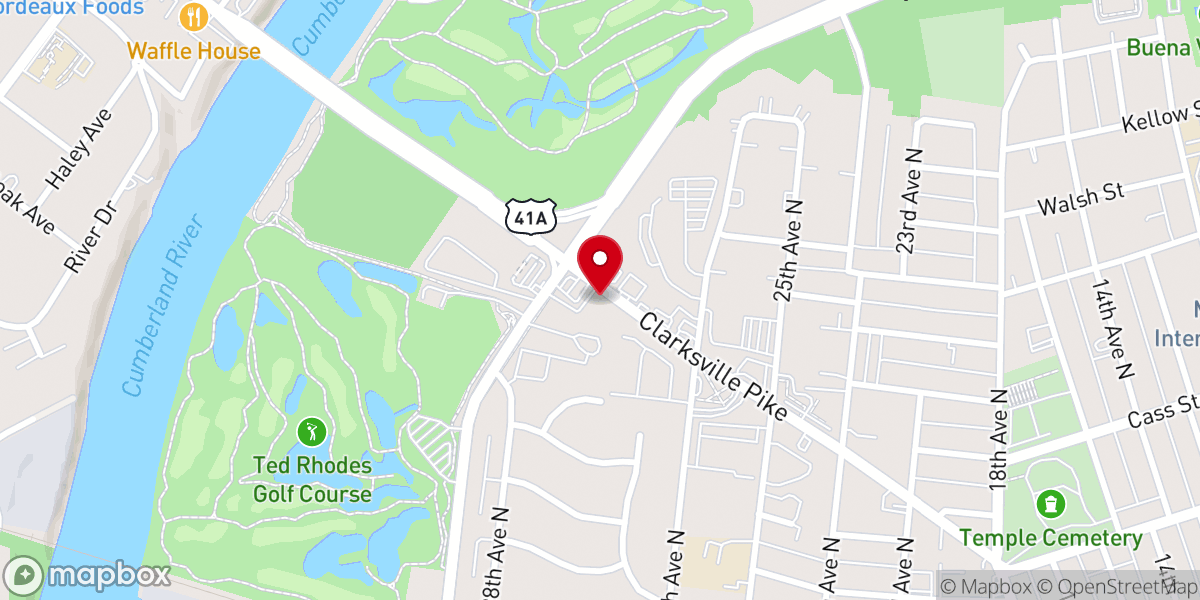 Map showing location of True Way Church
