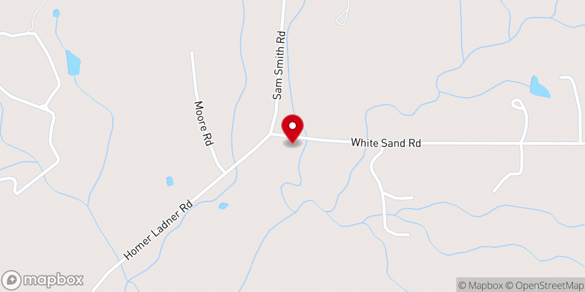 Map showing location of New Welcome Baptist Church