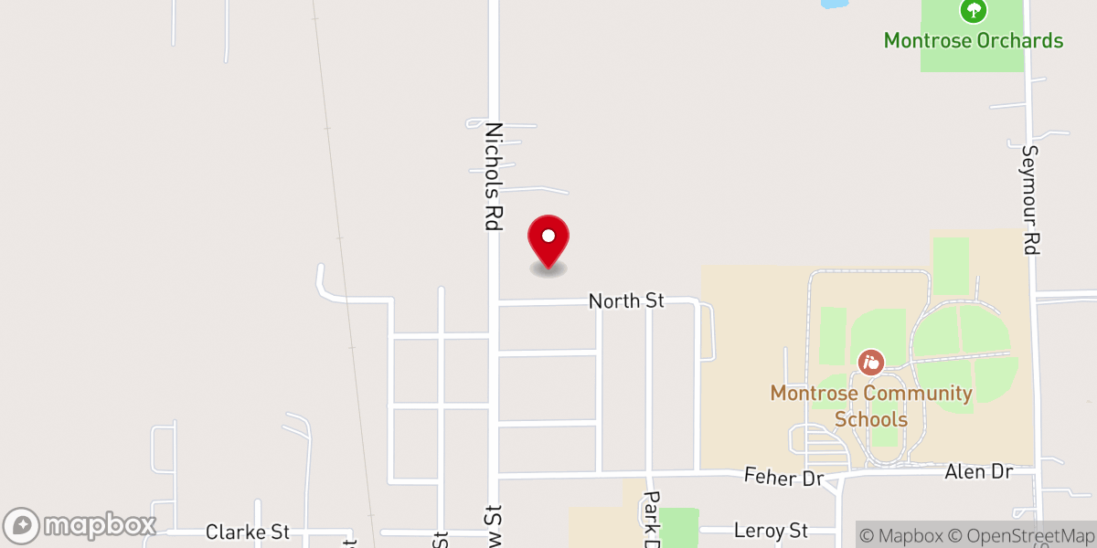Map showing location of Good Shepherd Church