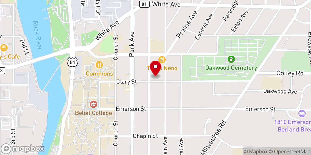 Map showing location of The Light of The World Church