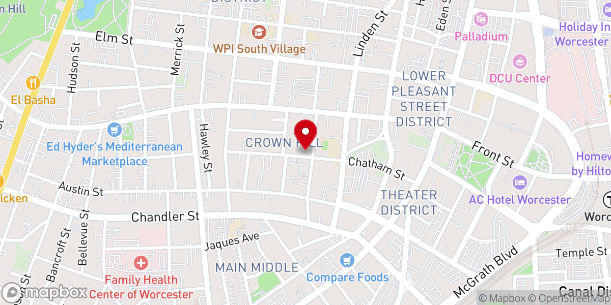 Map showing location of Apostolic Bethsaida Christian Center